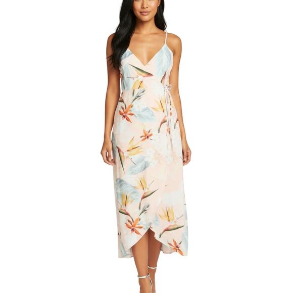 Show Me Your Mumu Meghan Wrap Dress Pink Floral Women’s 3XL NWT - Picture 1 of 10